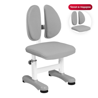 Растущий стул Anatomica Ergo Duos серый